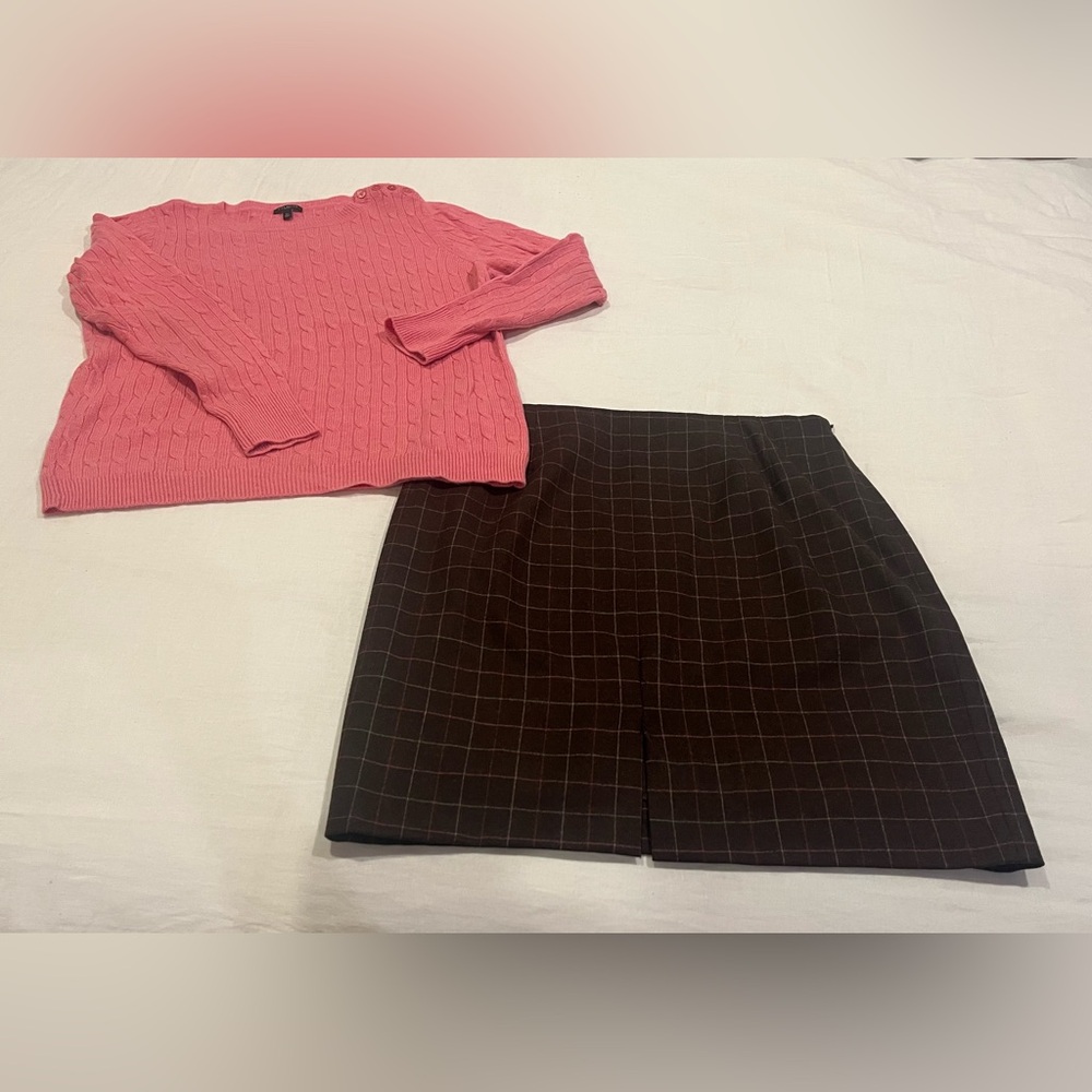 Talbots A-Line Wool Skirt